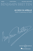 As Dew in Aprille SSA choral sheet music cover